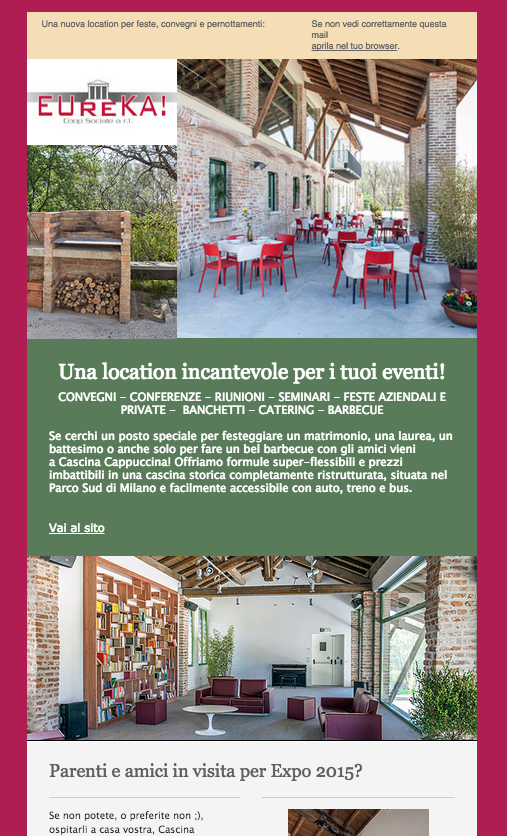 Newsletter Cascina Cappuccina