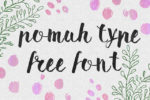 Pomah free font